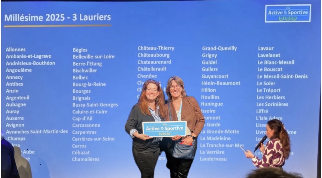Carrières-sur-Seine reçoit le label "Ville active et sportive"
