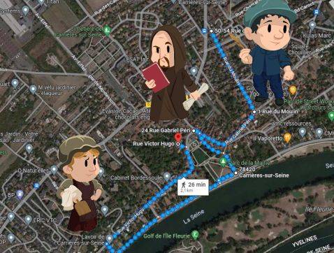 Jeu de piste - Paris Region Aventures Carte