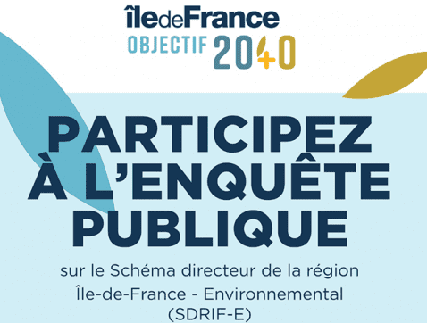 Enquête publique SDRIF-E