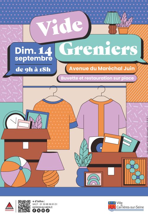 Affiche vide-greniers 2025