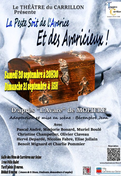 La peste soit de l'avarice et des avaricieux (adptation de "L'Avare" de Molière)