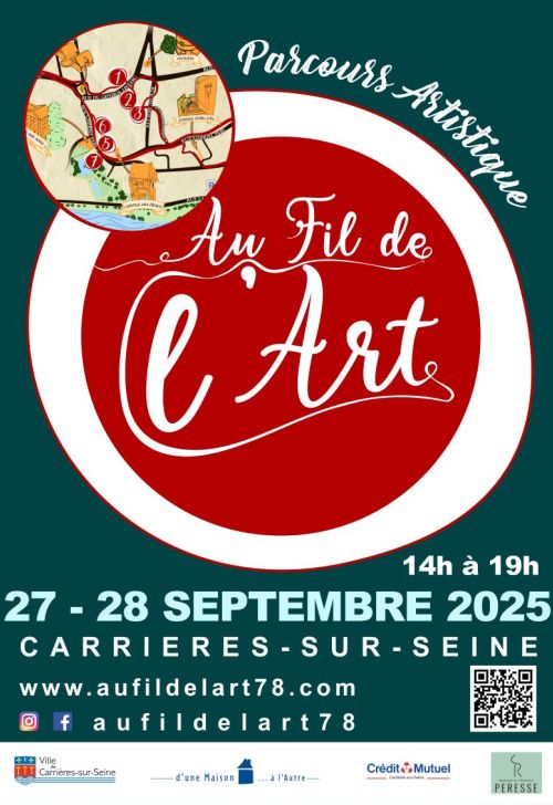 Affiche parcours au fil de l'art 