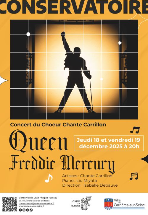 Affiche concert choeur chante carrillon