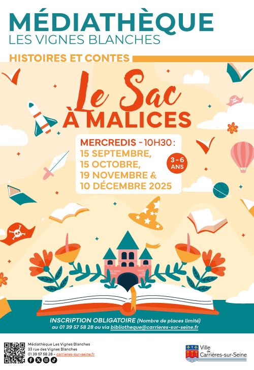 Affiche sac à malice - septembre à décembre 2025