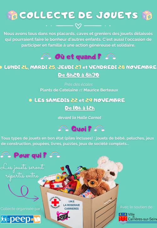 Affiche collecte peep 2025