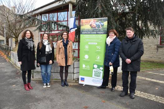 Inauguration Espace sans tabac 