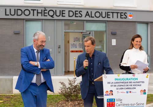 Inauguration de la ludothèque et de l'Espace de Vie Social