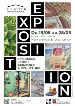 Affiche lavoir colibri 2025