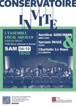 Conservatoire invite Ensemble Squillo