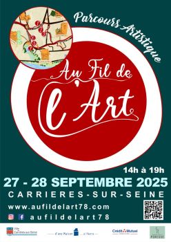 Affiche parcours au fil de l'art 