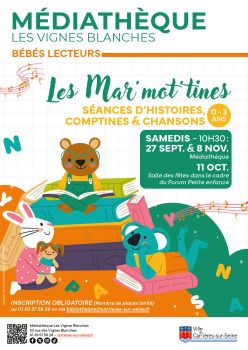 Affiche les marmotines septembre à décembre 2025