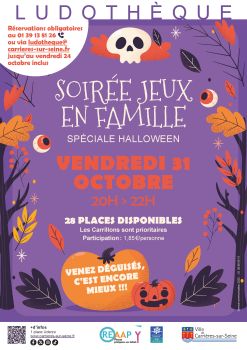 SOirée halloween ludothèque 2025