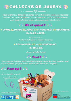 Affiche collecte peep 2025