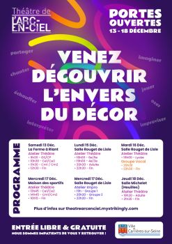 Portes ouvertes 2025 théatre de l'arc en ciel