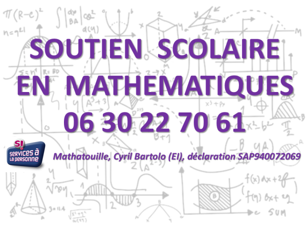 Soutien scolaire à domicile