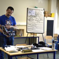 Atelier dessin avec Nicolas Sauge - ALSH Plants de Catelaine