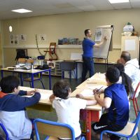 Atelier dessin avec Nicolas Sauge - ALSH Plants de Catelaine