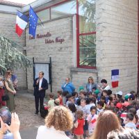 Inauguration plaque école Victor-Hugo