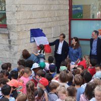 Inauguration plaque école Victor-Hugo