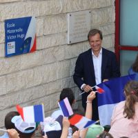 Inauguration plaque école Victor-Hugo
