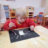 Relais Petite Enfance : Activité motricité fine en janvier 2023