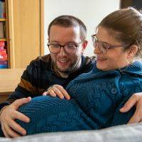 Reportage photo de grossesse à domicile