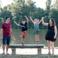 Reportage photo en famille en extérieur