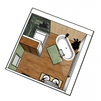 Rénovation d'une salle de bain familiale à l’ambiance naturelle  et cocooning