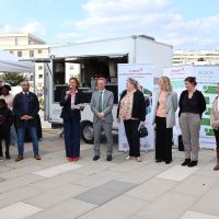 Inauguration 3e Foodtruck des Alouettes