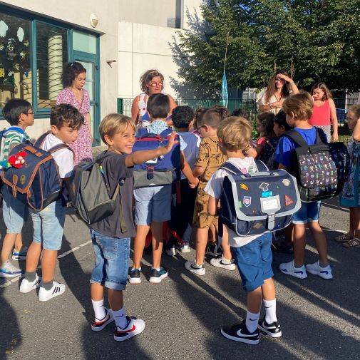 La rentrée scolaire 2023 à l'école des Plants de Catelaine