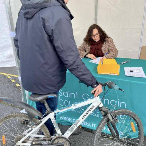 Bourse aux vélos, le samedi 16 mars 2024.
