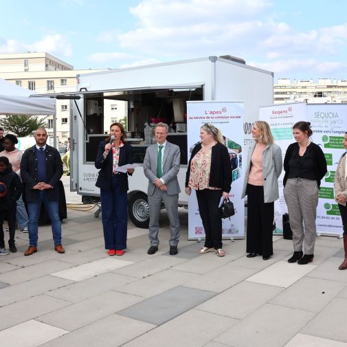 Inauguration 3e Foodtruck des Alouettes