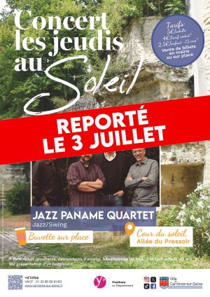 Concert Jeudis au Soleil reporté