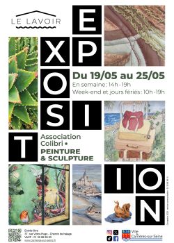 Affiche lavoir colibri 2025