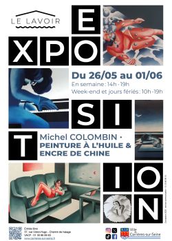 Affiche Michel Colombin LAVOIR