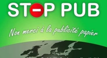 Autocollant stop Pub