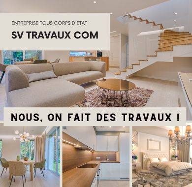 sv travaux entreprise de batiment