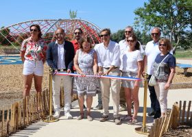 Inauguration parc paysager